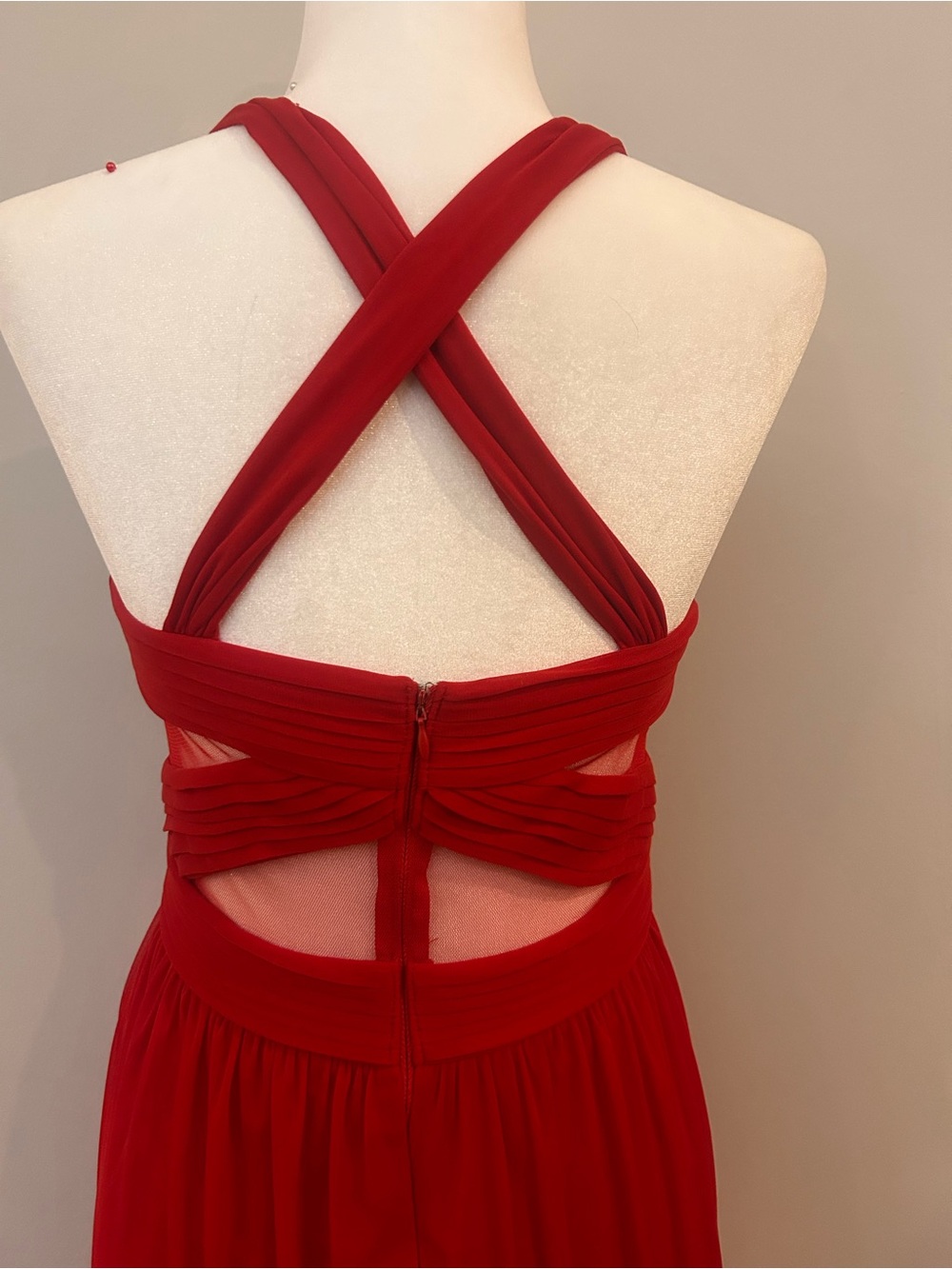 Cache Red Cutout Maxi Dress - Picture 4 of 6